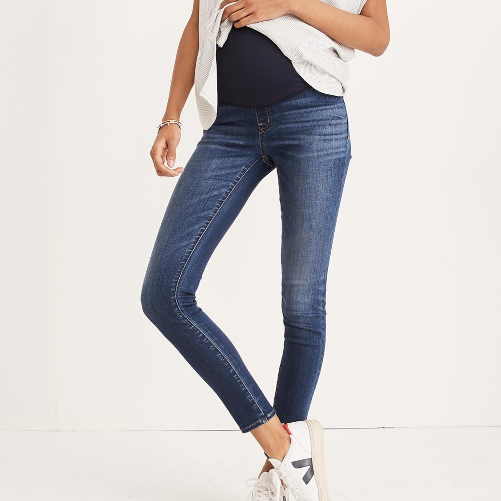 Madewell Maternity OTB Skinny Jeans - Danny Wash